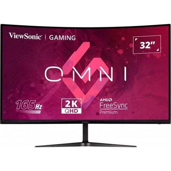 VIEWSONIC 31.5'' VA VX3218C-2K 1MS 165HZ HDMI-DP KAVISLI GAMING MONİTÖR 2560X1440