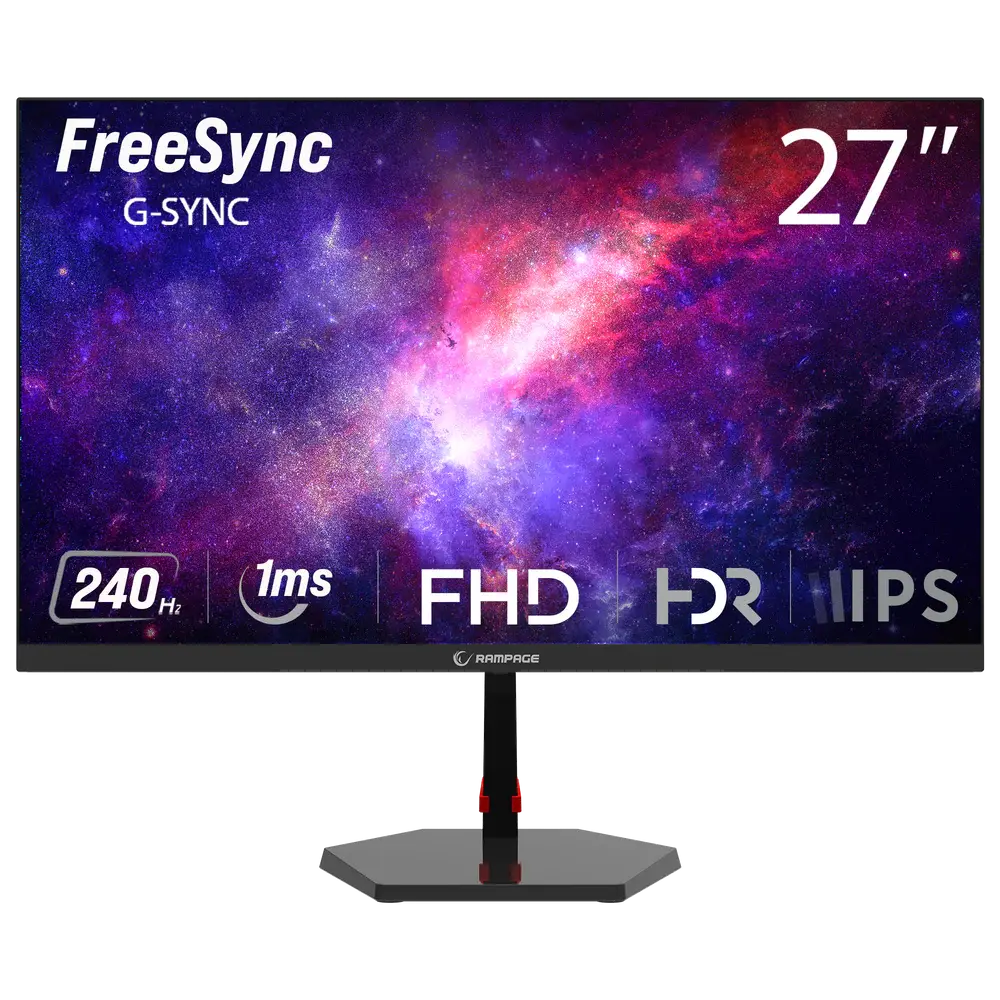 Rampage 27'' RAVEN RV27R240F Fast IPS FHD 1ms Flat FHD Oyuncu Monitörü
