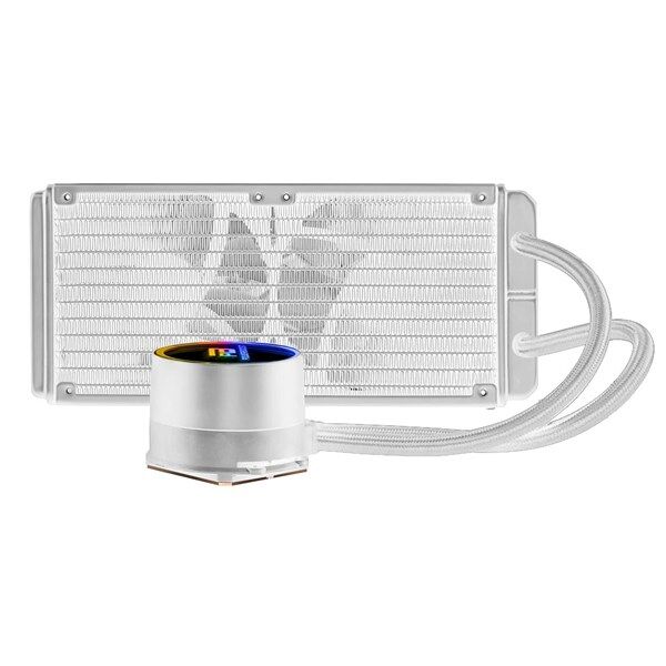 POWERBOOST 240mm DEEP PB-LCS-PI240-W ARGB Sıvı Soğutmalı AM5-1851p İşlemci Fanı Beyaz