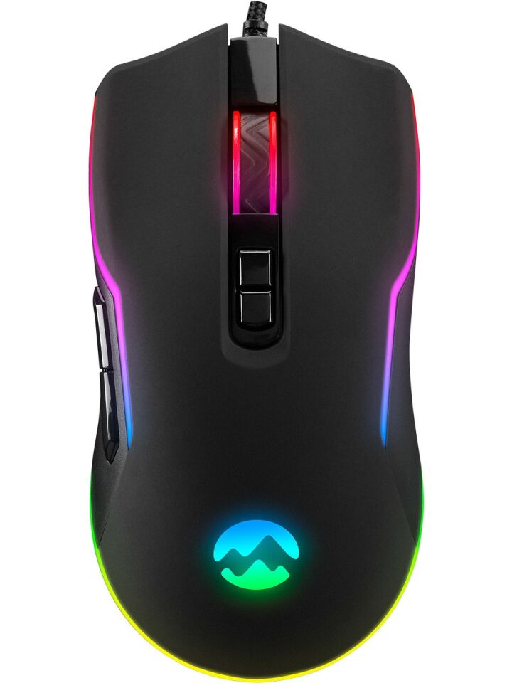 Everest SM-F09 TITANIO Usb Gümüş 7200dpi RGB Ledli Gaming Oyuncu Mouse