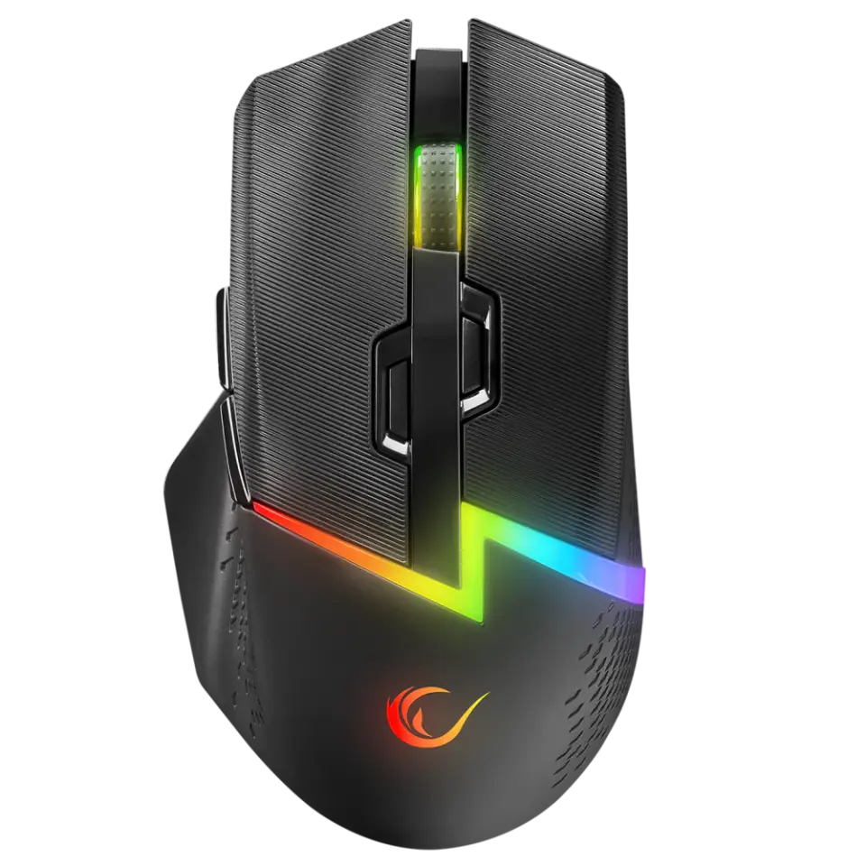 Rampage DROP M3V2 24000 DPI 3311 Sensor Siyah RGB Şarjlı Kablosuz Gaming Oyuncu Mouse