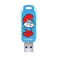 SANDISK 128GB SMURF SDCZIS-128G-G46 USB 3.2 BELLEK