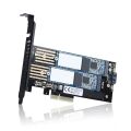 DARK DK-AC-PEM2X2 SATA + NVMe M.2 SSD PCI-E Kartı