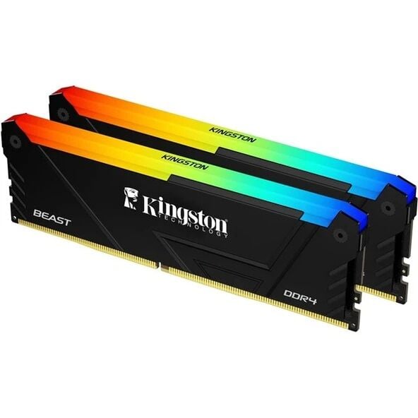 KINGSTON 16GB (2X 8GB) DDR4 3600MHZ CL17 DUAL KIT RGB PC RAM BEAST KF436C17BB2AK2-16TR
