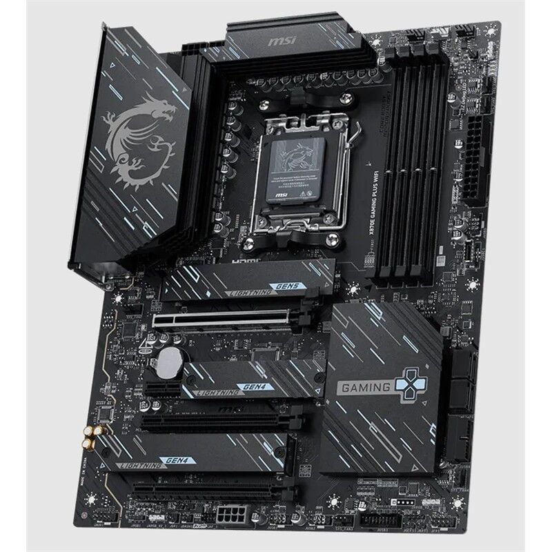 MSI X870E GAMING PLUS WIFI DDR5 8200MT/S 1XHDMI 3XM.2 USB AM5 ATX(AMD AM5 9000/8000/7000 SERİLERİ İLE UYUMLU)