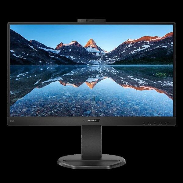PHILIPS 23.8'' IPS 243B9H/00 4MS 75HZ HDMI-DP USBC PIVOT WEB KAMERALI MONİTÖR