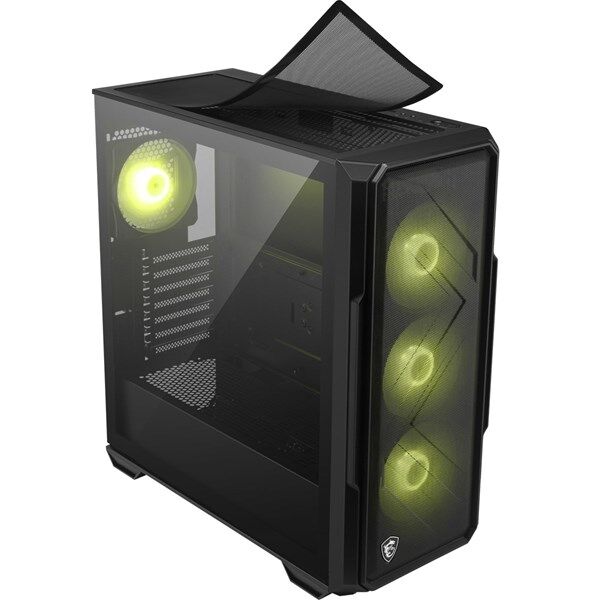 MSI MAG FORGE 340R AIRFLOW GAMING MID-TOWER PC KASASI 360MM SIVI SOĞUTUCU DESTEKLİ