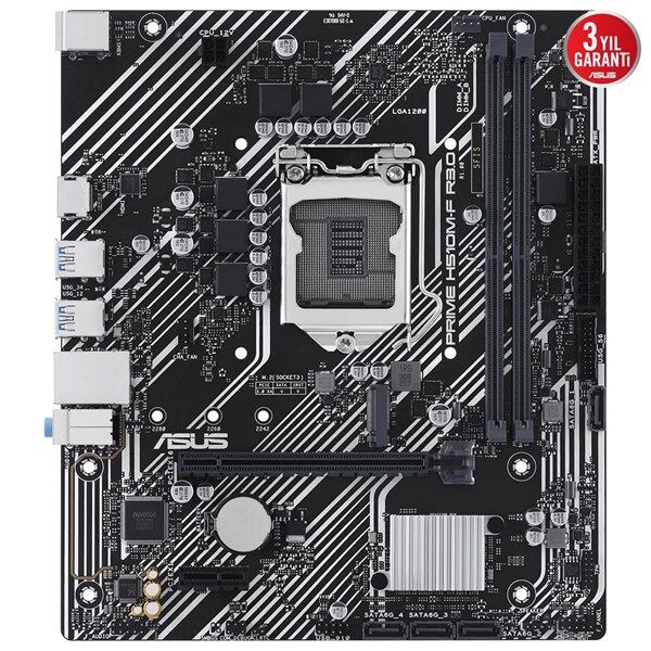 ASUS PRIME H510M-F R3.0 DDR4 HDMI PCIe 16X v3.0 1200p v2 mATX