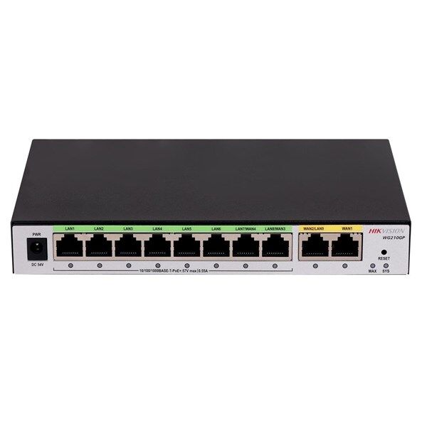 HIKVISION 10port DS-3WG210GP-SI GIGABIT Router 250kullanıcıya kadar