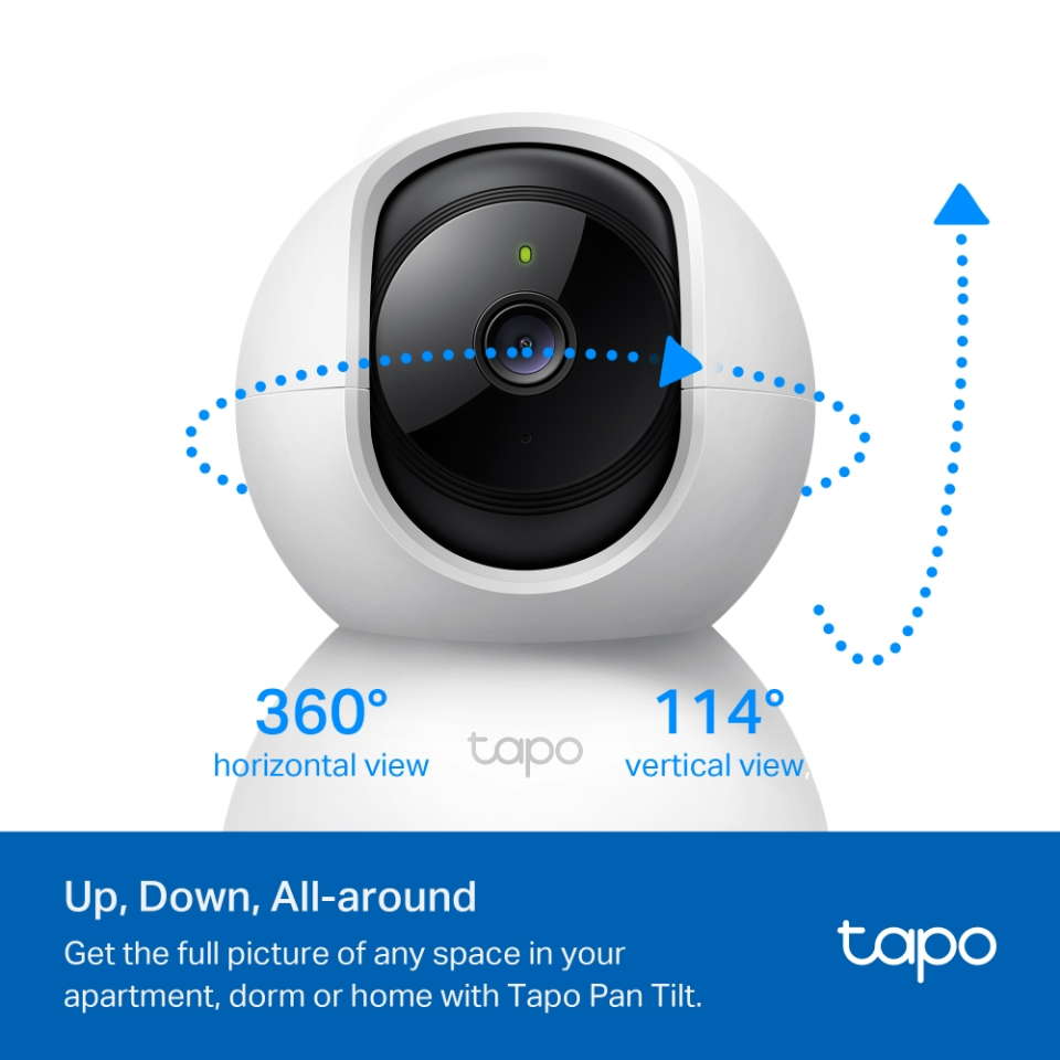 TP-LINK 2mp 4mm Kablouz Wıfı Ev Güvenlik Kamerası - Tapo C200