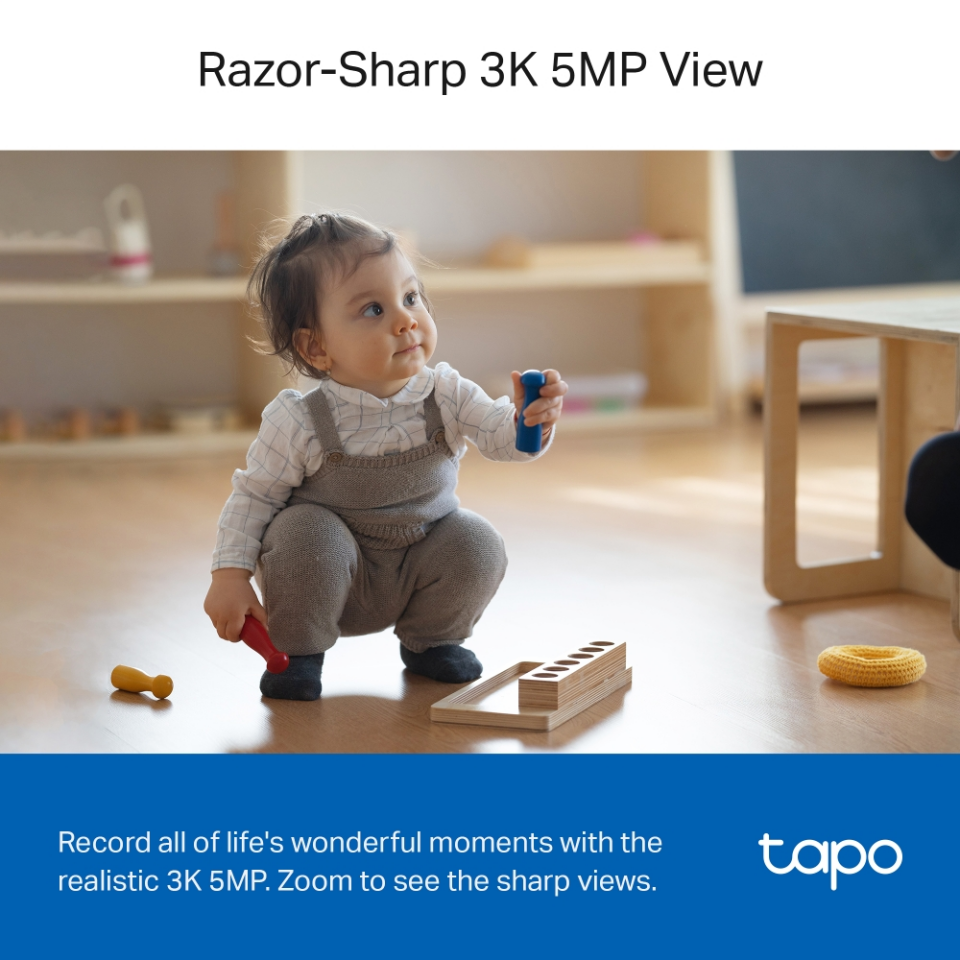 TP-LINK 3MP Tapo C230 WiFi Pan/Tilt Akıllı Güvenlik Kamerası