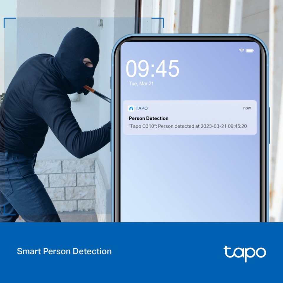 TP-LINK 3MP Tapo C310 WiFi Kablosuz Dış Mekan IP Güvenlik Kamerası