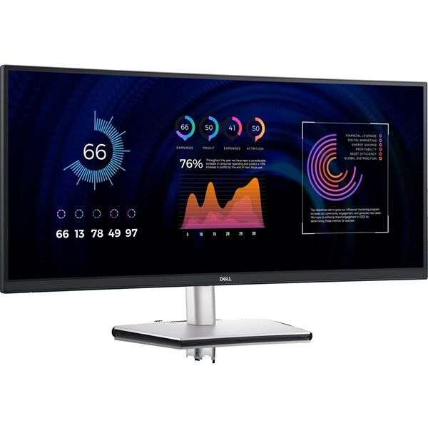 DELL 34'' IPS P3424WE 5MS 60HZ HDMI-DP TYPE-C KAVISLI EV İŞ MONİTÖRÜ 3440X1440